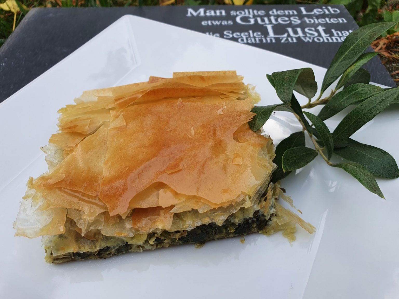 Griechische Leckereien Spanakopita Zu jeder Tageszeit ein Genuss