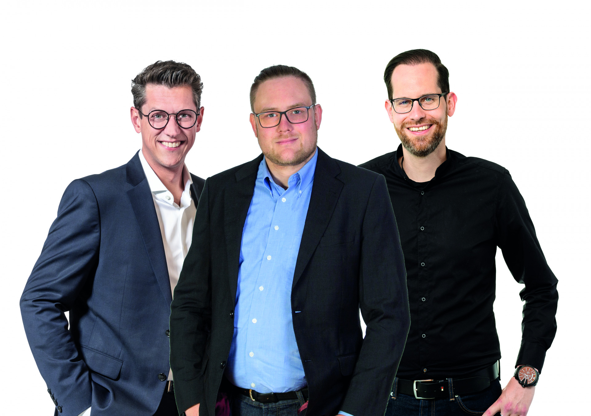ROTTLER-Geschäftsführer Paul Rottler, Malte Salterberg und David Hoeren (v.l.)