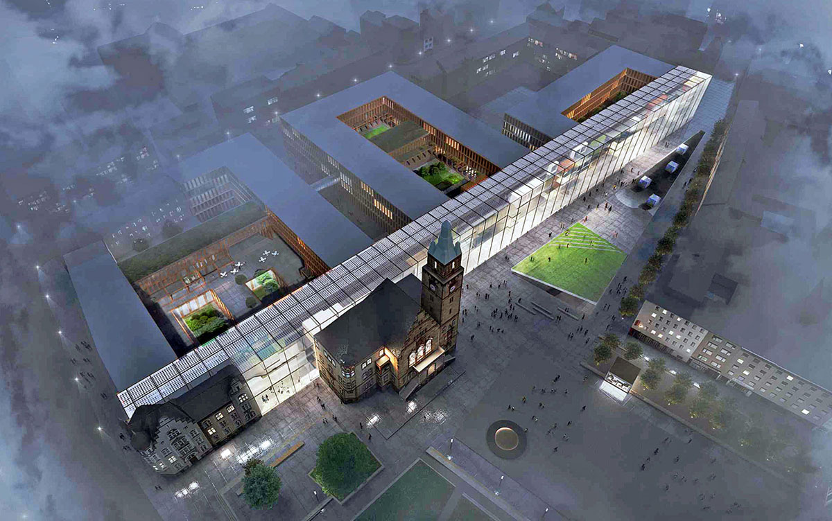 Stadt stoppt vorerst Bauprojekt Rathaus der Zukunft Rathaus-6