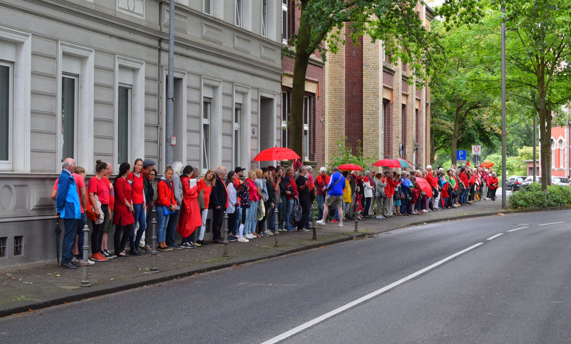 Mahnwache Dülken Asyl (1)
