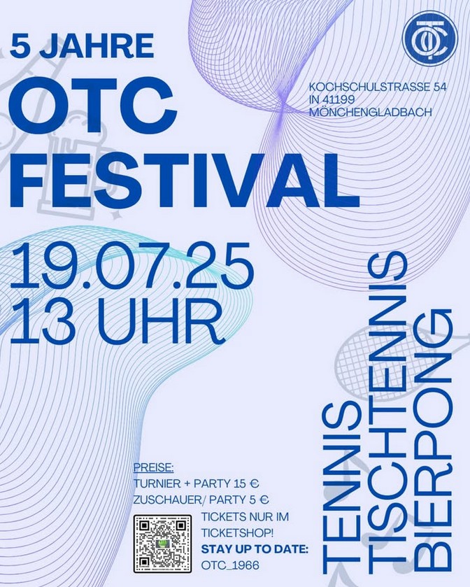 Odenkirchener Tennisclub: 5. OTC-Festival Plakat1