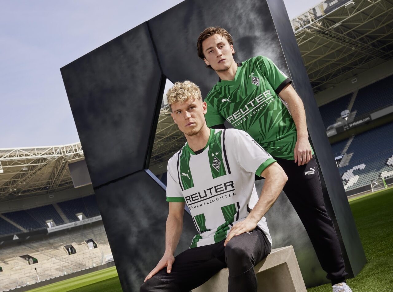 Borussia und Puma präsentieren neues Heim- und Auswärtstrikot Trikot-Launch Borussia Mönchengladbach 2024_25 Hack & Reitz