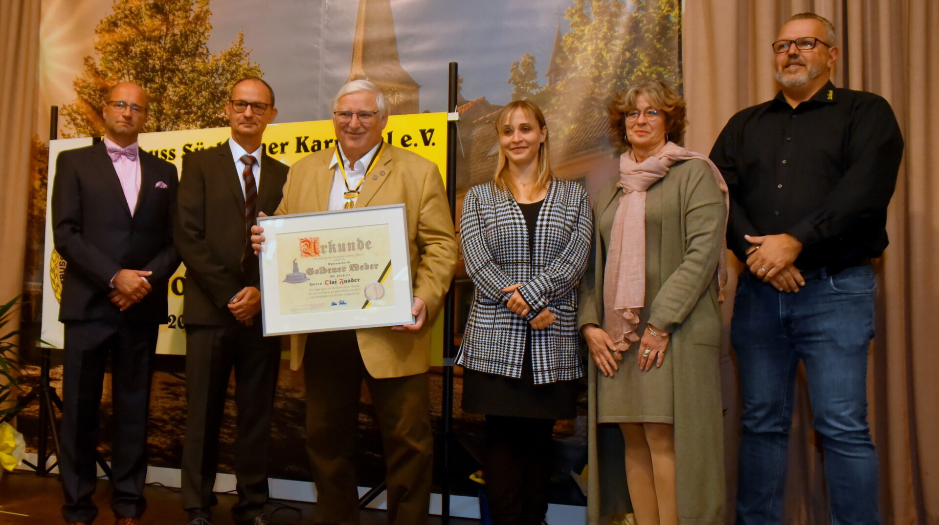 Ein Leben für Süchteln: Olaf Fander mit dem Goldenen Weber ausgezeichnet DSC_7653