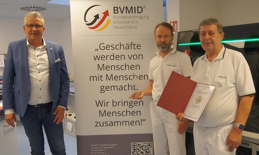 MVZ Pathologie, Zytologie und Dermatologie Viersen GmbH als TOP ARBEITGEBER 2024 ausgezeichnet