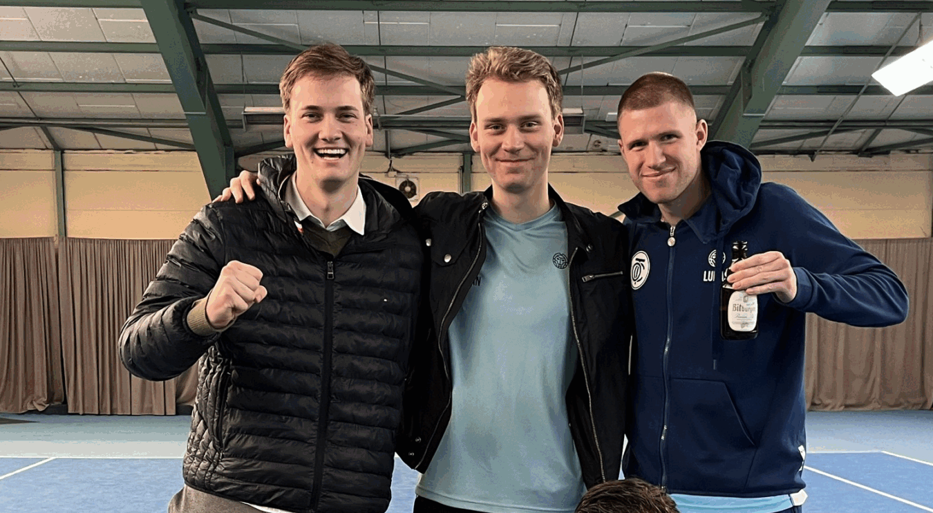 Beginn der Hallen-Meisterschaftsspiele 2025/26 beim Odenkirchener Tennis-Club 1. Herren