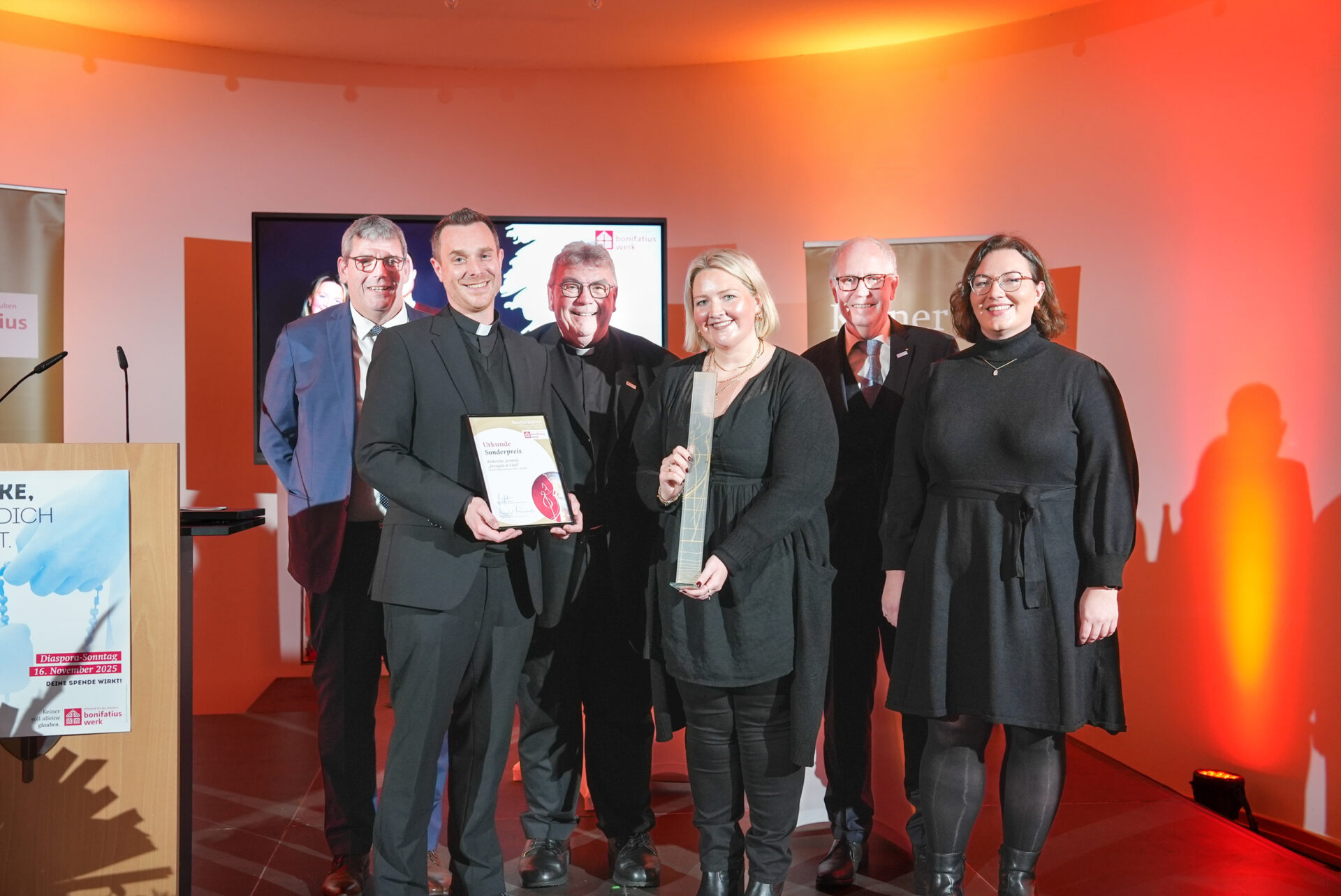 Wo Glaube Menschen verbindet: „Frengels & Chef“ aus Krefeld gewinnen Sonderpreis des Bonifatiuspreises Sonderpreis Frengels & Chef Bonifatiuspreis 2025