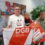 Demonstration und Kundgebung auf dem Rheydter Markt 1 Mai_Pressegespräch_Mönchengladbach